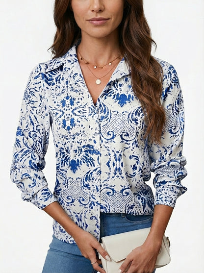 Majolica Blue - Blusa