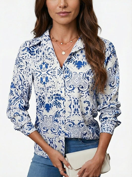 Majolica Blue - Blusa